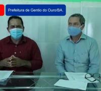 COVID-19: Em Live prefeito de Gentio do Ouro tranquiliza população sobre fake news