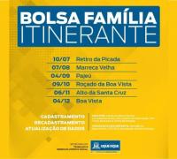 Xique-Xique: Na próxima quarta-feira (4), o Bolsa Família Itinerante estará na comunidade Boa Vista