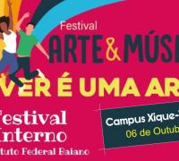 IF Baiano Campus Xique-Xique realiza festival de Arte & Música na concha acústica