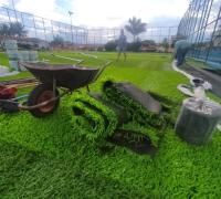 Gentio do Ouro renova espaço esportivo com gramado sintético e iluminação LED