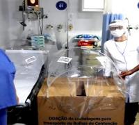 Unidades de Saúde de 72 municípios recebem bolhas de contenção e de intubação; Gentio do Ouro está entre os municípios atendidos
