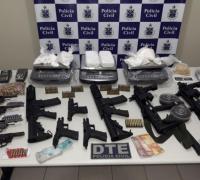 Polícia Civil apreende ‘arsenal de guerra’ que pertence a facção criminosa em Conquista