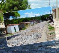 Comunidade de Matos recebe pavimentação enquanto Prefeitura amplia obras em Gentio do Ouro