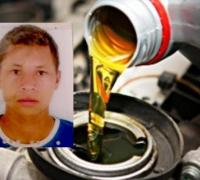 Jovem morre após beber óleo de motor