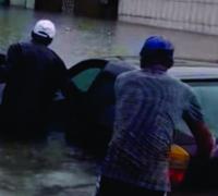 Temporal atinge  Barra do Rio Grande e  deixa ruas alagadas