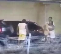 Feira: Policial é agredido em estacionamento de shopping após intervir em briga de casal