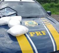 Jequié: PRF apreende 10 Kg de cocaína com passageira de ônibus na BR-116