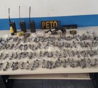 Traficante preso com drogas e rádios comunicadores em Feira de Santana