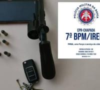 Equipes do 7° BPM salvam mãe e filha que eram ameaçadas com arma de fogo em Xique-Xique
